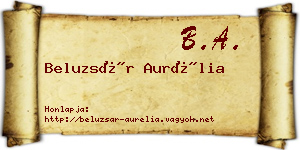 Beluzsár Aurélia névjegykártya